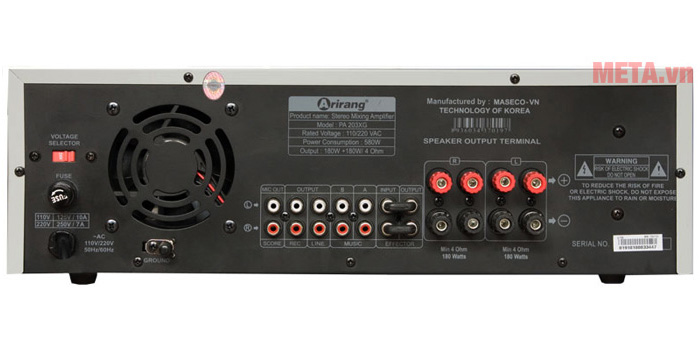 Máy tăng âm Arirang PA-203XG