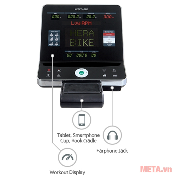 Xe đạp tập tựa lưng Hera HRB-700S (không có màn hình TV)