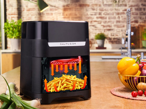 Nồi chiên không dầu Tefal 3 trong 1 Easy fry Steam & Grill FW201815 - 6,5 lít