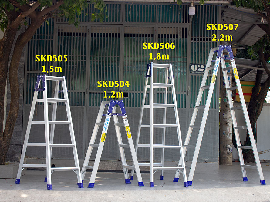 Thang nhôm xếp chữ A Sumika SKD505