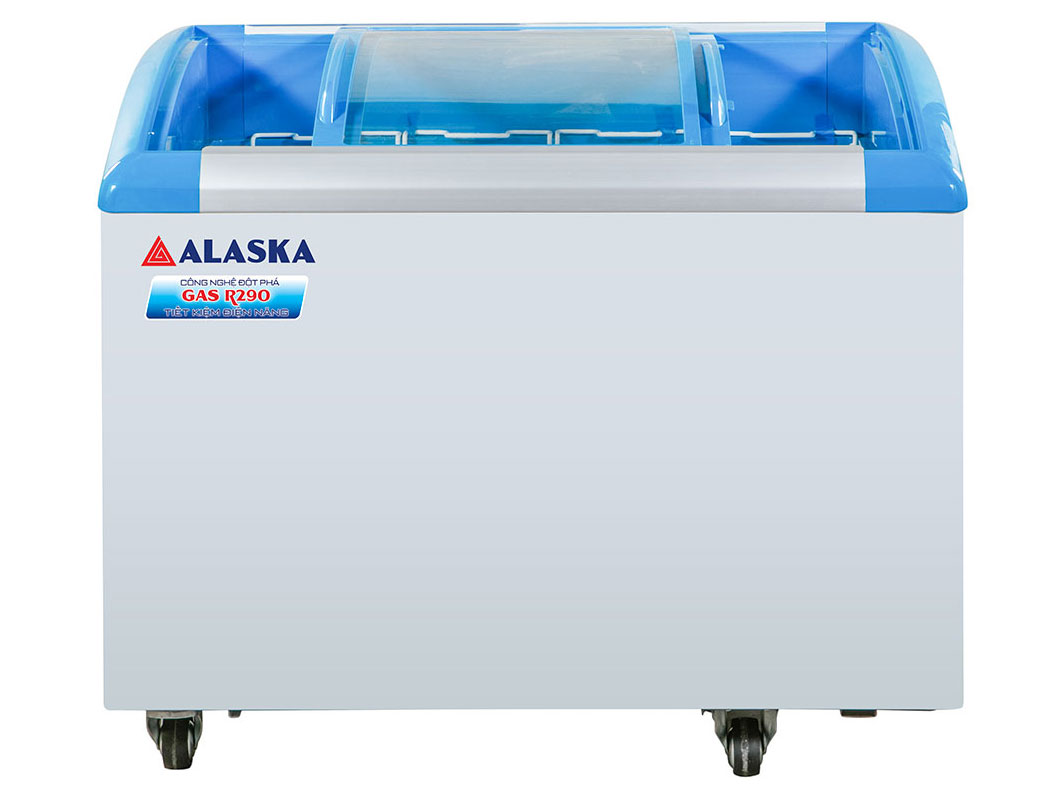 Tủ đông nắp kính cong Alaska KC-203S 355 lít
