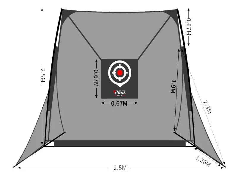 Bộ lưới tập Swing LXW015 (2.5m x 2.5m)