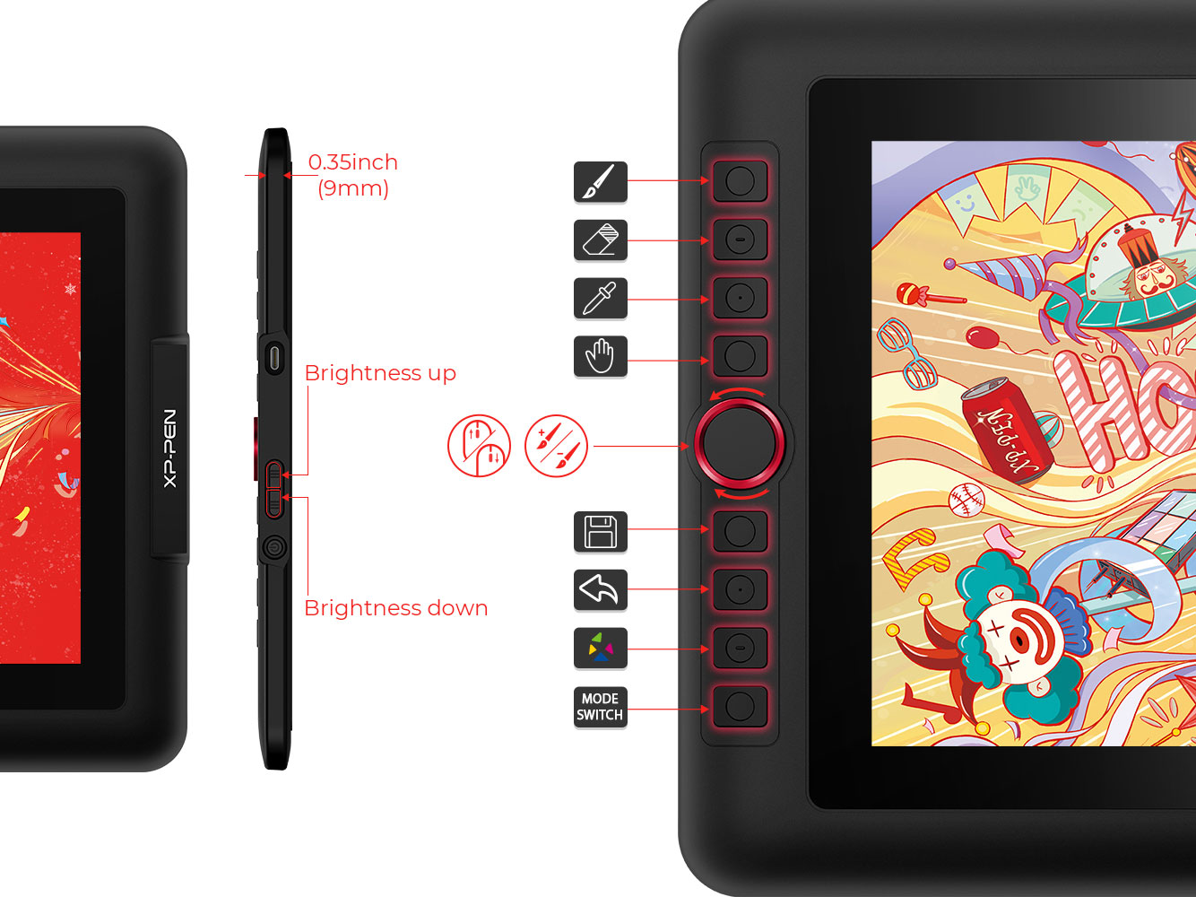 Bảng vẽ màn hình XP-Pen Artist 13.3 Pro - Phiên bản mùa lễ hội