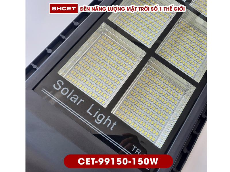 Đèn năng lượng mặt trời Solar SHCET CET-99150-150W (chiếu sáng 120m2, chưa gồm chân đế)