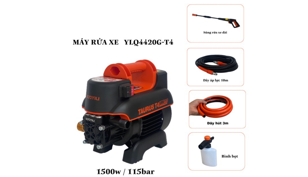 Máy rửa xe Yili YLQ4420G-T4 (1.500W)