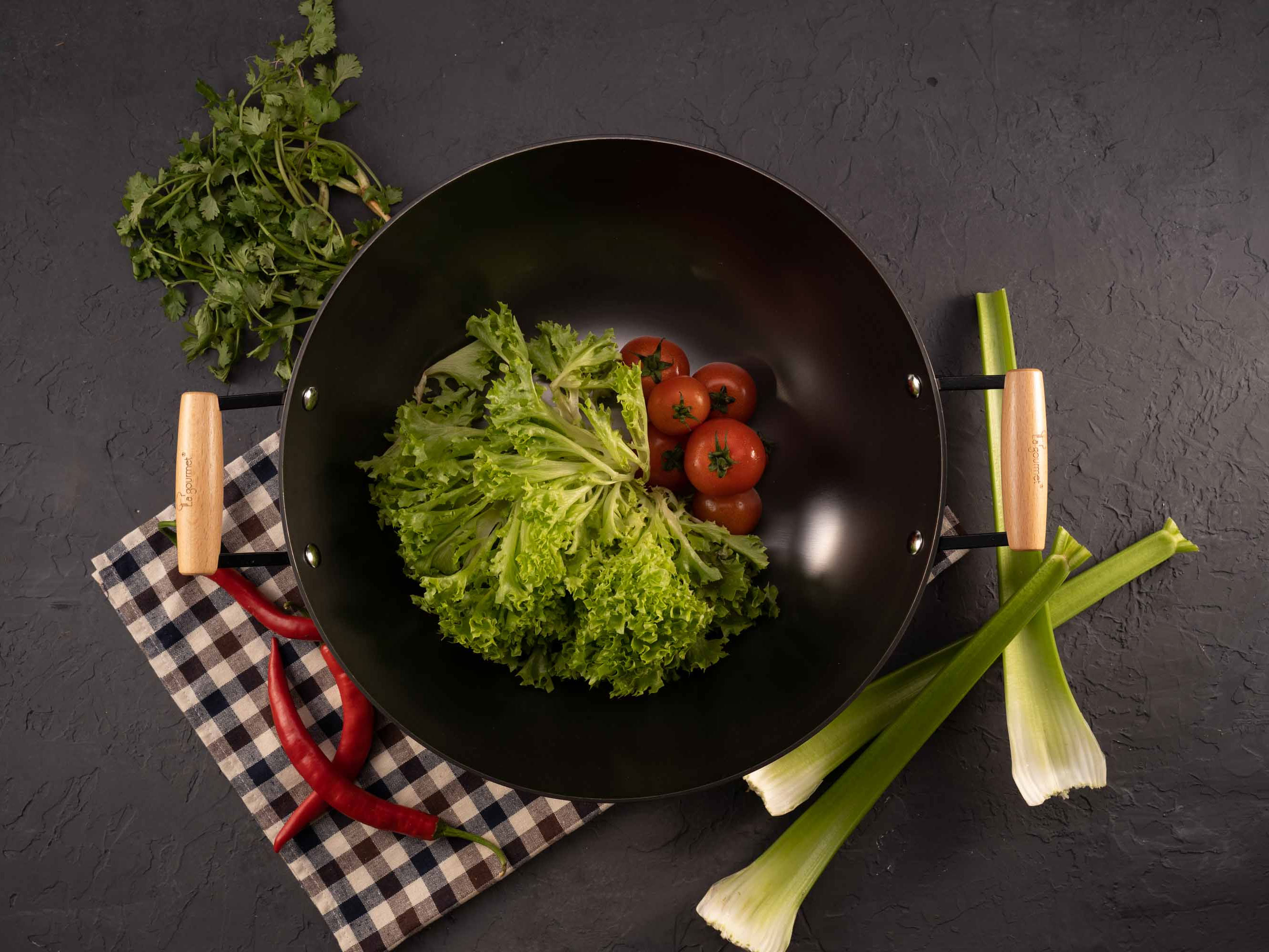 Chảo gang La Gourmet Nitrigan 36cm 347671