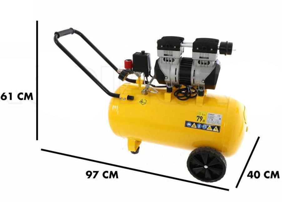 Máy nén khí không dầu 50 lít Stanley SXCMS1350HE