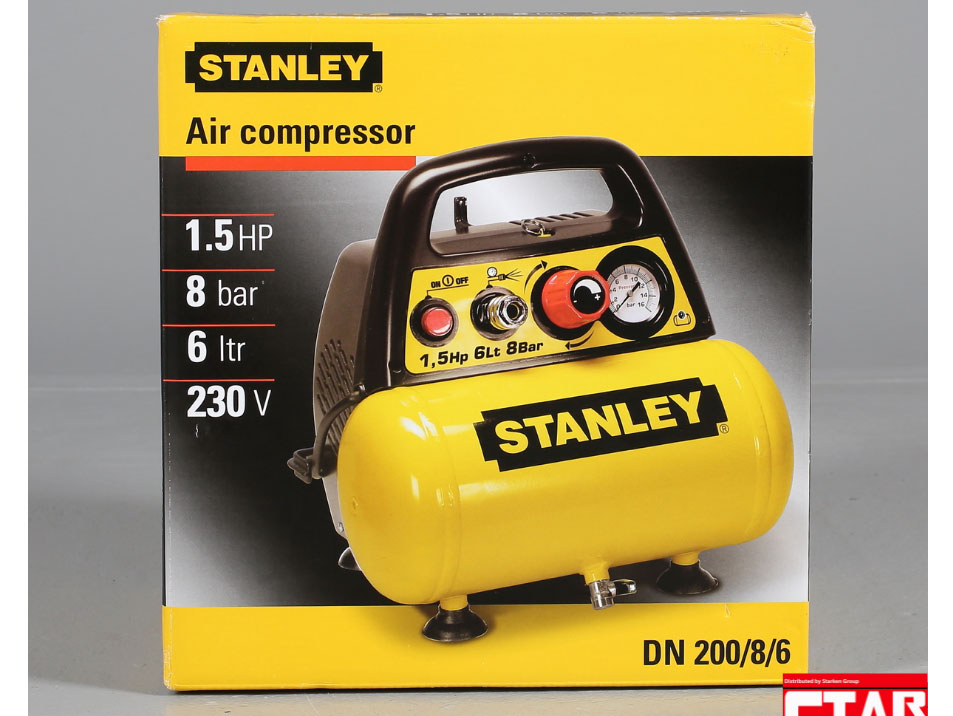 Máy nén khí không dầu 6 lít Stanley DN200/8/6