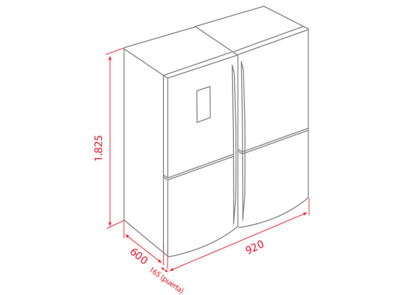 Tủ lạnh Side by Side Teka NFE4 900X