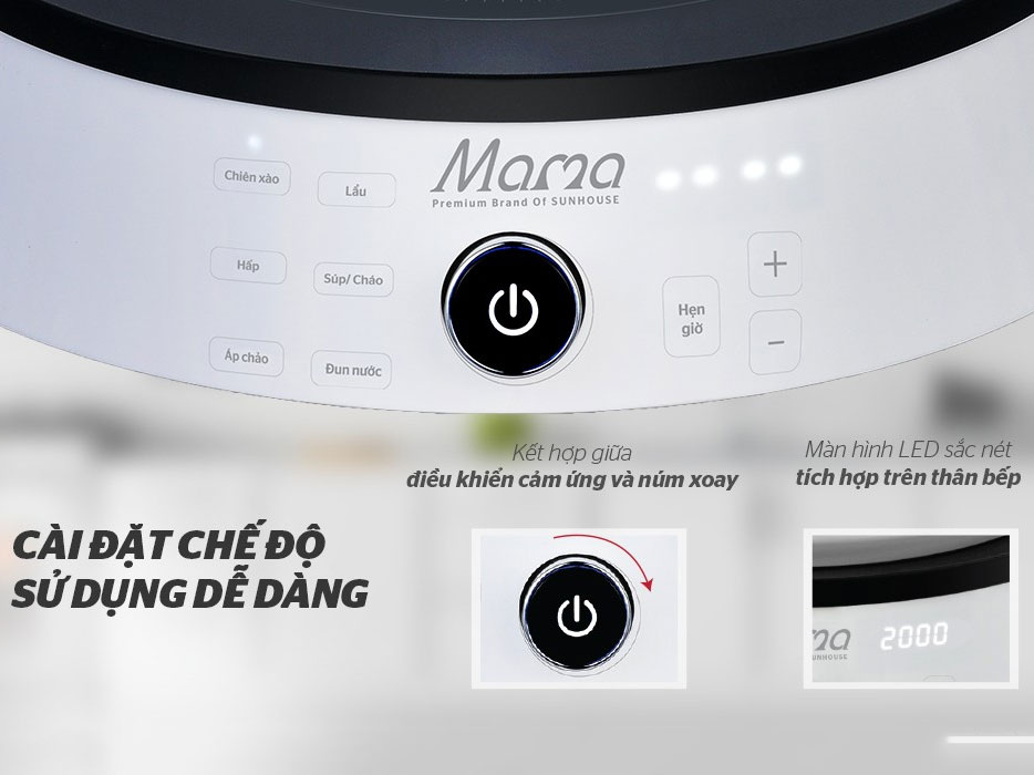 Bếp điện từ cảm ứng Sunhouse MAMA SHD6875
