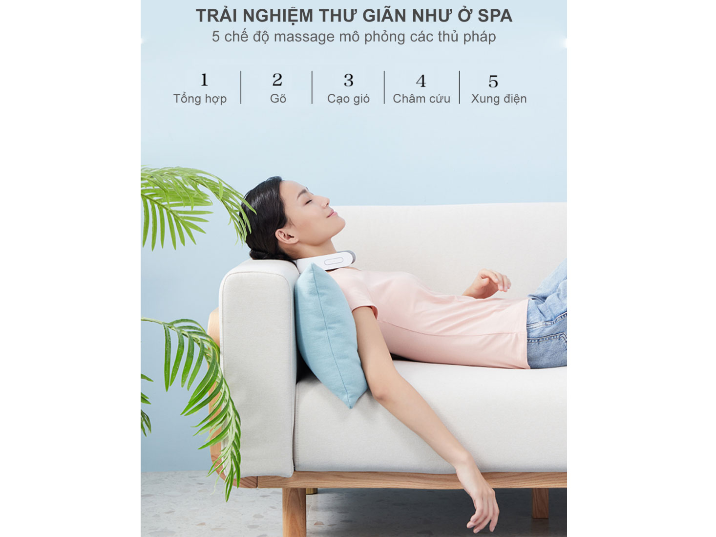 Máy massage cổ thông minh Life360 MSC-AL22