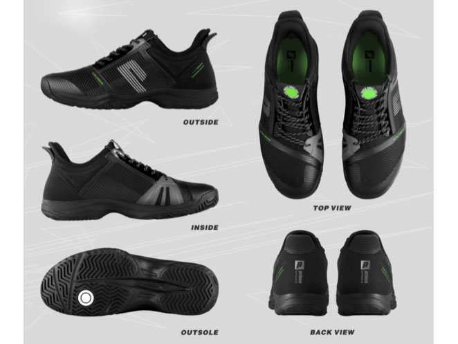 Giày Tennis Prince Team đen