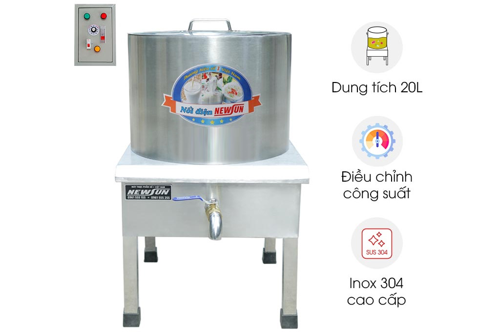 Nồi nấu phở NewSun 20 lít