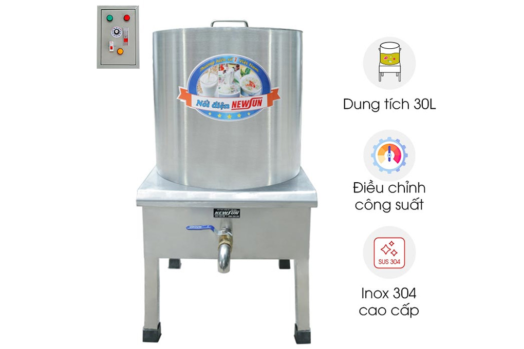 Nồi nấu phở NewSun 30 lít