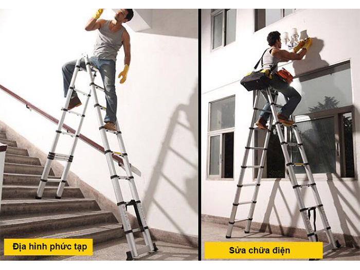 Thang nhôm rút đôi DIY TL-AI-56