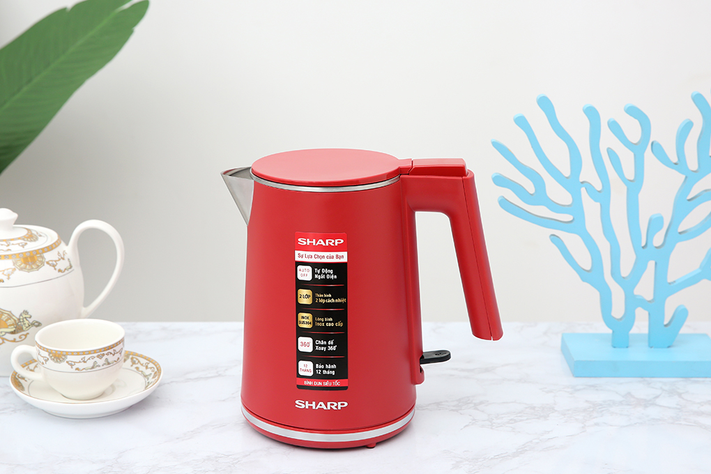 Bình đun siêu tốc Sharp EKJ-10DVPS - 1 lít