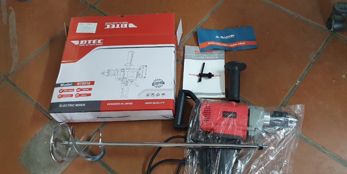 Máy khuấy sơn BTEC BT6016