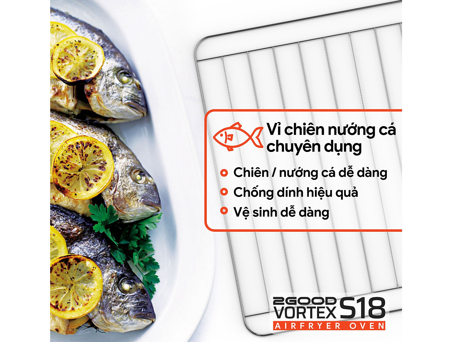 Nồi chiên không dầu 2GOOD S18 (15 lít)