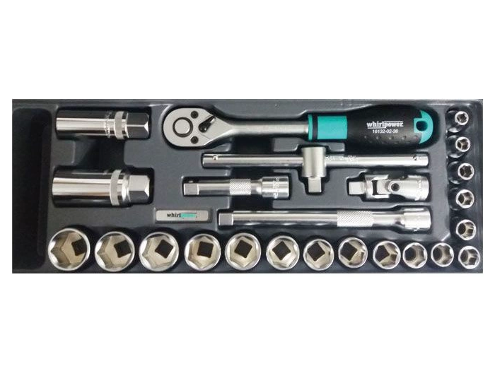 Bộ khẩu 3/8 inch 24 chi tiết Whirlpower 1613-SK03S