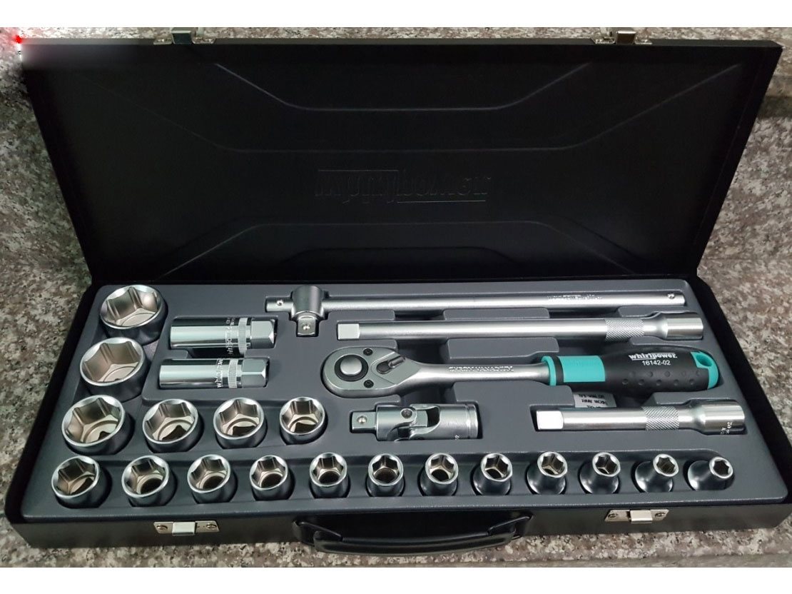 Bộ khẩu 1/2 25 chi tiết Whirlpower 1614-4925S (8mm - 32mm)