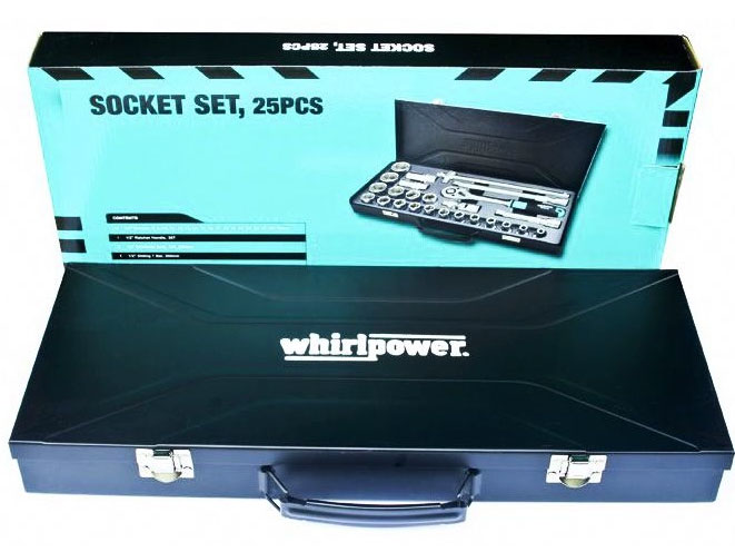 Bộ khẩu 1/2 25 chi tiết Whirlpower 1614-4925S (8mm - 32mm)