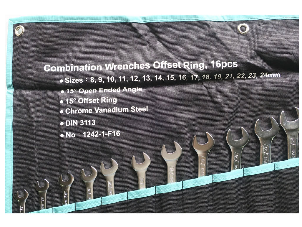 Bộ cờ lê vòng miệng 16 chi tiết Whirlpower 1242-1-F16