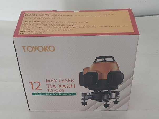 Máy cân mực 12 tia xanh siêu sáng Toyoko TYK02-12