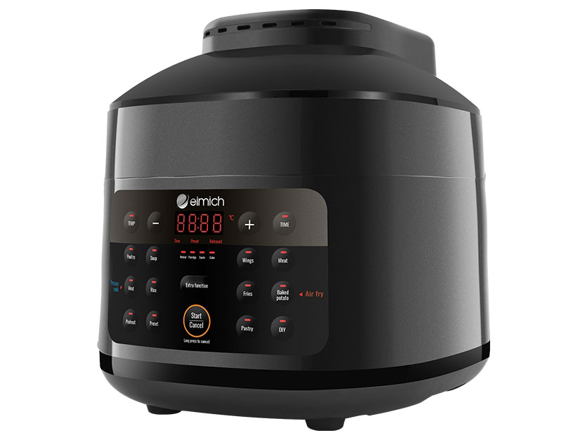 Nồi chiên không dầu kết hợp áp suất đa năng Elmich AFE-1808 - 4 lít