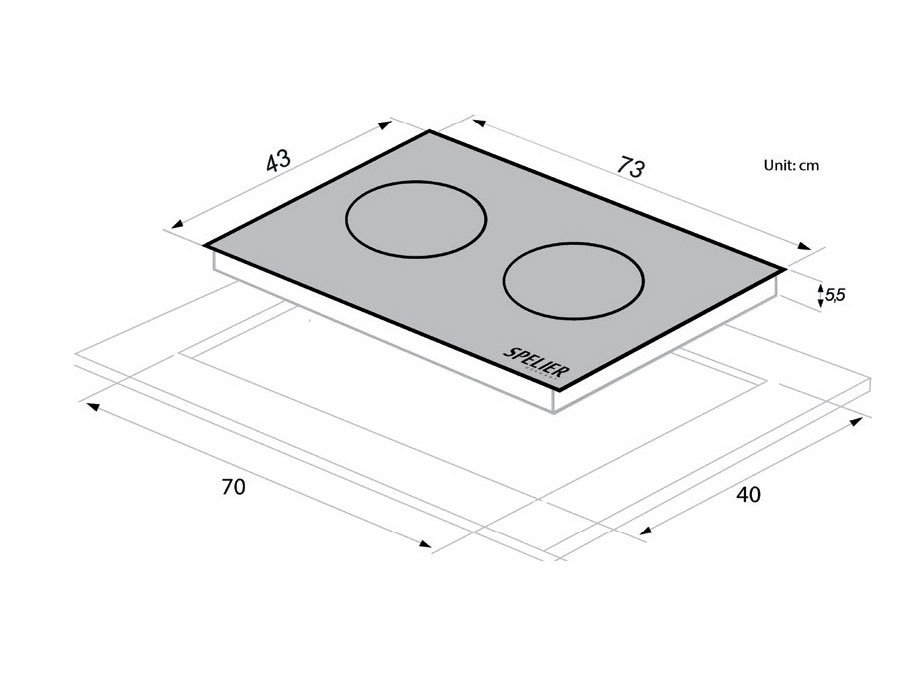 Bếp từ đôi Spelier SPM-928I PLUS (SNOW)