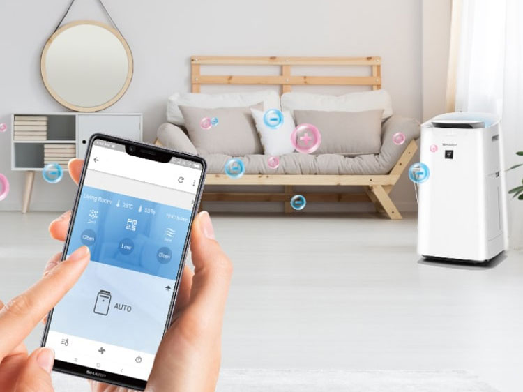 Máy lọc không khí tạo ẩm Sharp KI-L60V-W