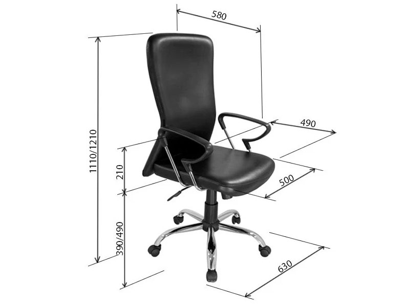 Ghế xoay da lưng cao GX11D