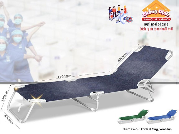 Giường gấp Xuân Hòa Gi-01-08