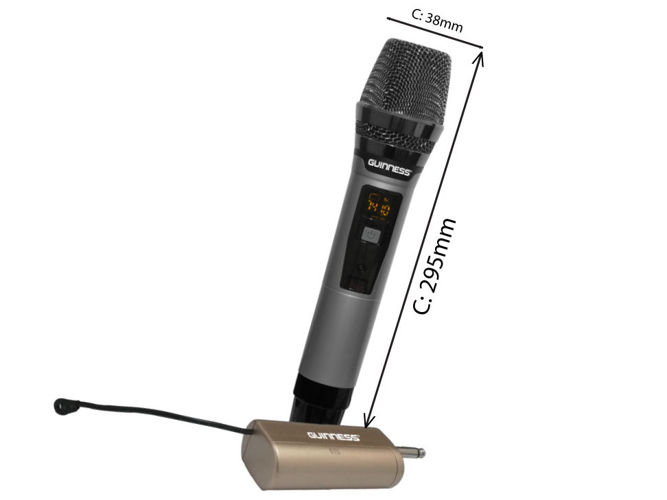 Micro không dây Guinness M-810S