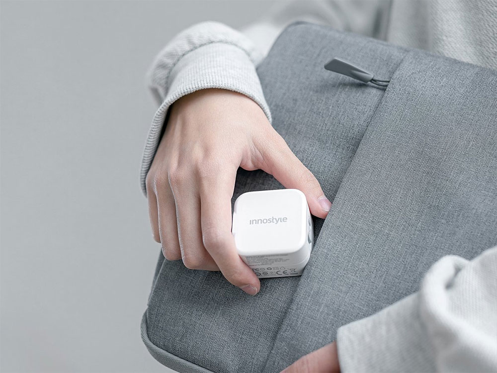 Sạc nhanh Innostyle Minigo Pro III Dual PD/QC3.0 20W White (IC20-2PDWHI)