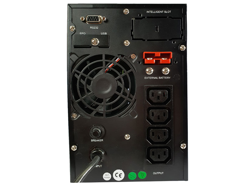 Bộ lưu điện UPS Online Tower Sorotec HP9116C 1KT-XL (1KVA/900W) - Ắc quy ngoài.