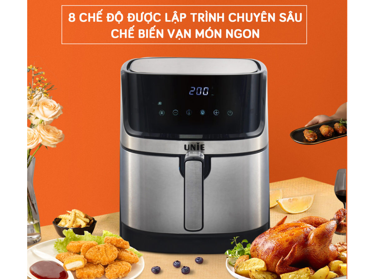 Nồi chiên không dầu Unie UE-600 - 6.5 lít
