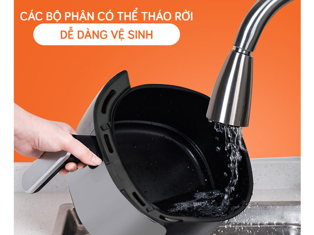 Nồi chiên không dầu Unie UE-600 - 6.5 lít