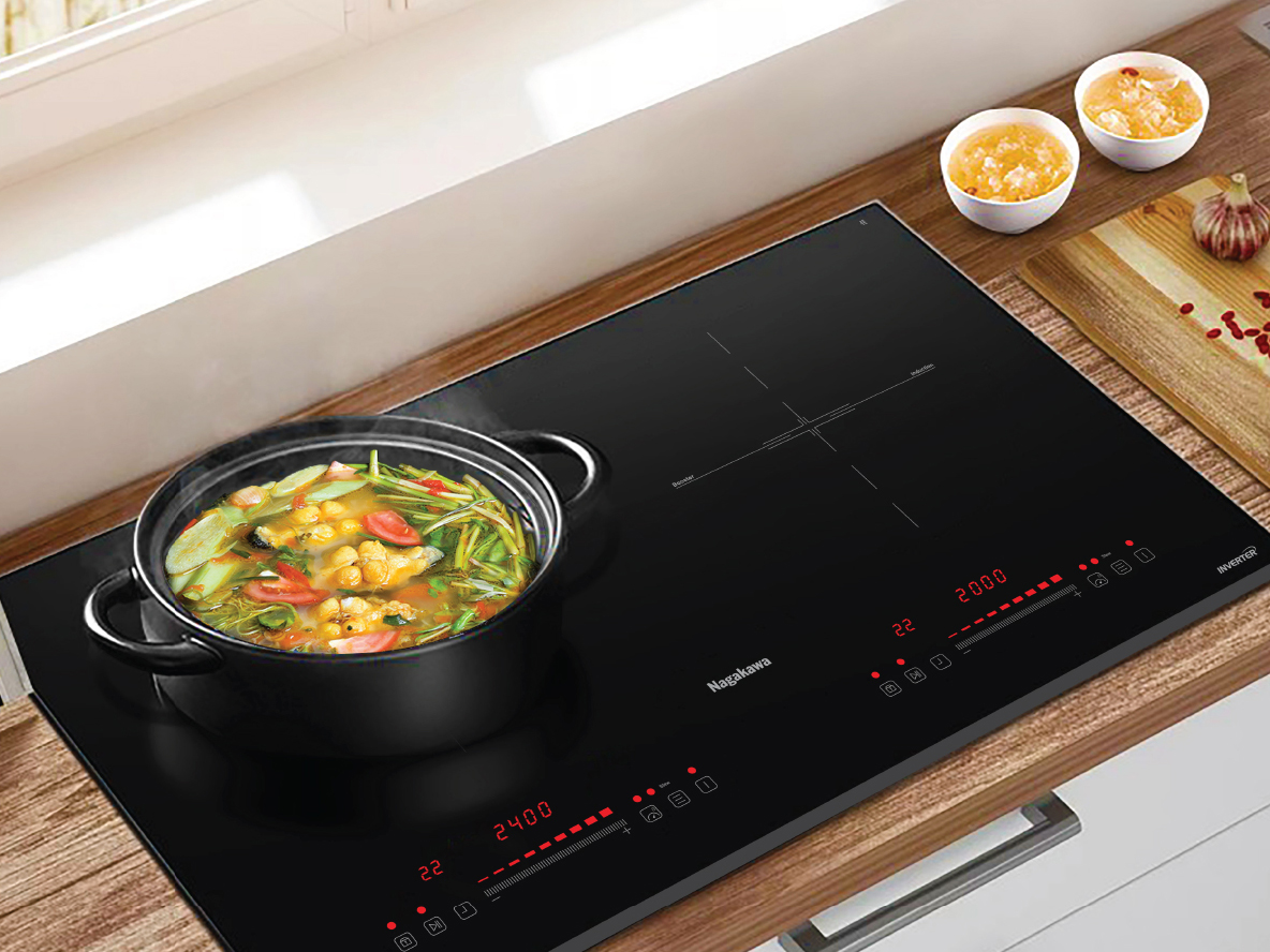 Bếp đôi điện từ Nagakawa NK2C02M