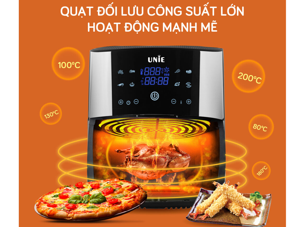 Nồi chiên không dầu Unie UE-800 - 8 lít