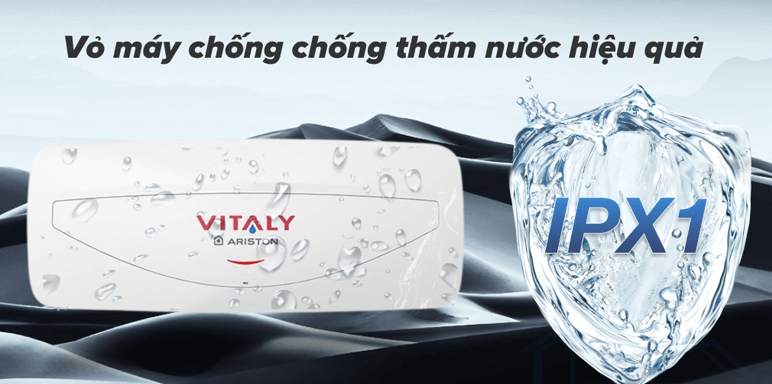 Khả năng chống nước, chống bụi đạt chuẩn IPX1