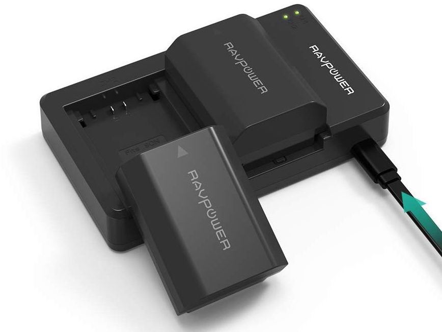 Bộ 2 pin và sạc kép RAVPower RP-BC018 dành cho Sony (NP-FZ100)