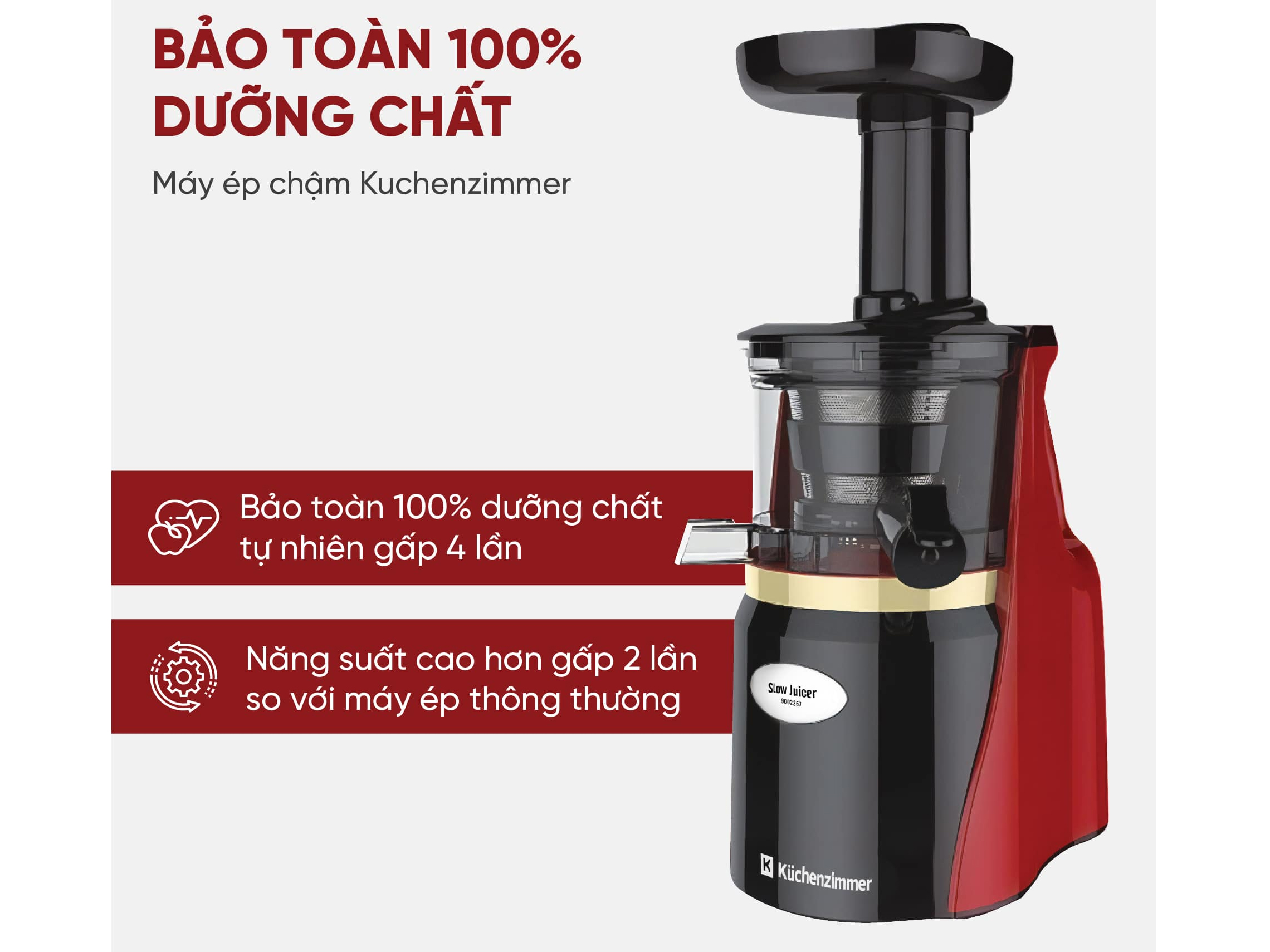 Máy ép chậm Kuchenzimmer 9002257