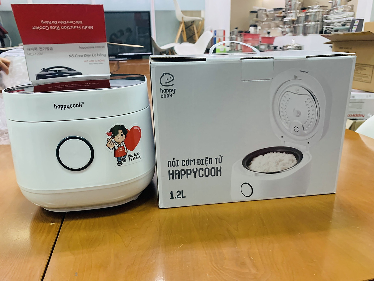 Nồi cơm điện tử Happy Cook HDC-WNB120W - 1.2L