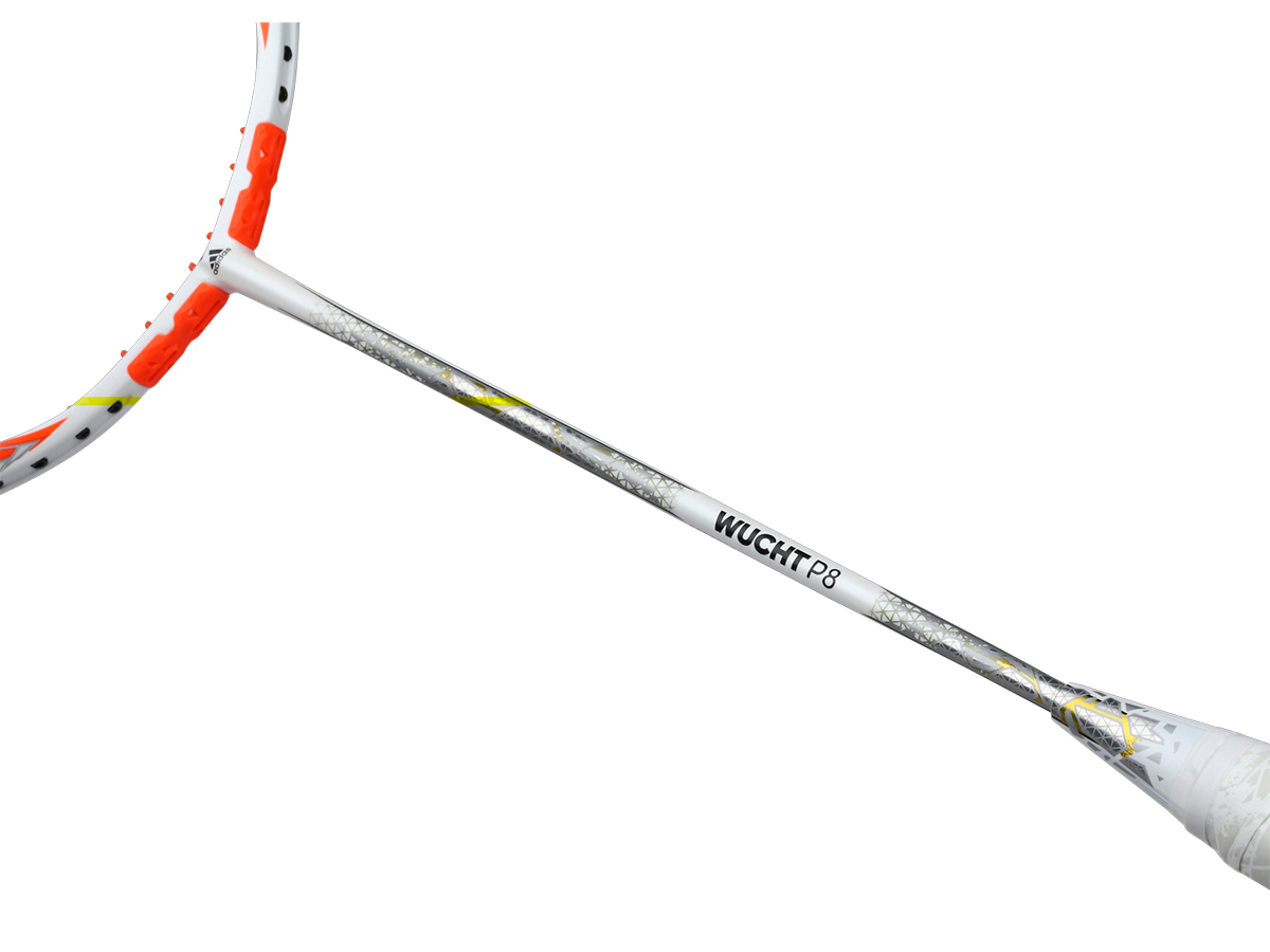 Vợt cầu lông Adidas WUCHT P8 OLYMPIC White 3U (trắng/đen/cam)