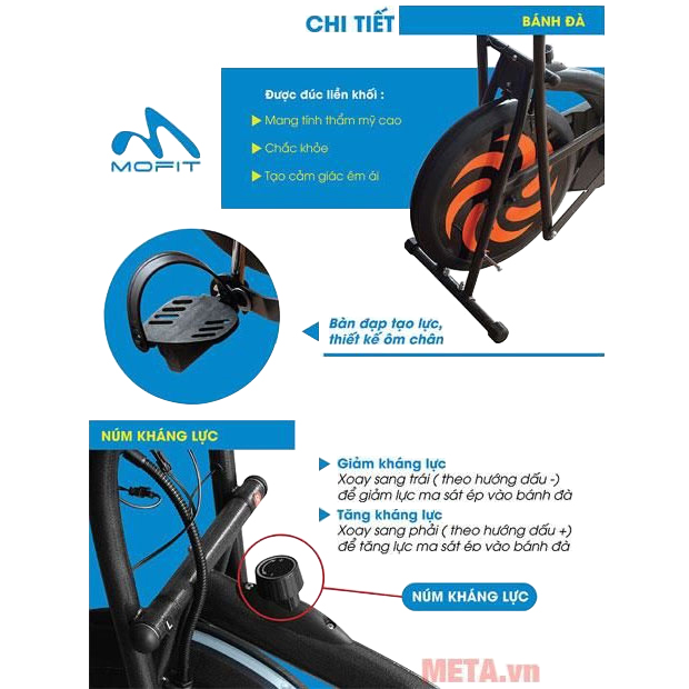 Xe đạp tập liên hoàn MO-2060