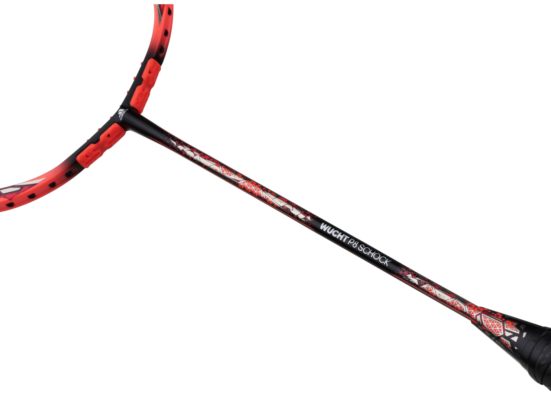 Vợt cầu lông Adidas WUCHT P8 SCHOCK SOLAR RED 3U đỏ/đen