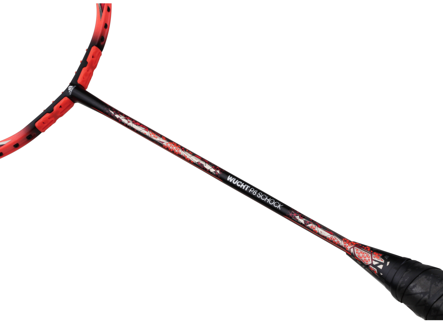 Vợt cầu lông Adidas WUCHT P8 SCHOCK SOLAR RED 4U đỏ/đen