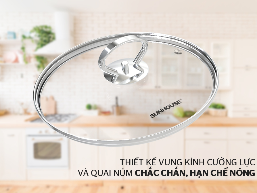 Bộ nồi chảo inox 5 món EASY COOK Sunhouse SHG996E