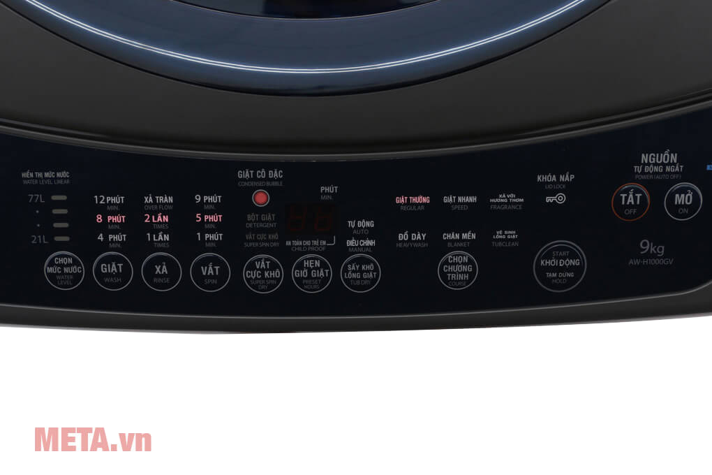 Máy giặt lồng đứng Toshiba 9kg AW-H1000GV (SB)