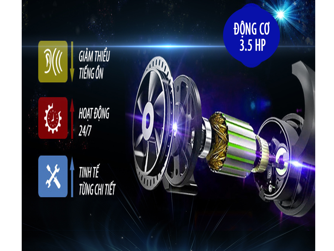 Máy chạy bộ điện đa năng Genus 313FI